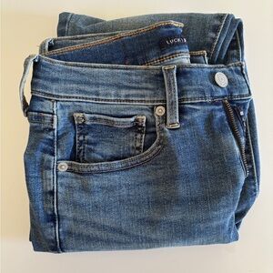 Lucky Brand Denim Bridgette High Rise Skinny Blue Jeans
